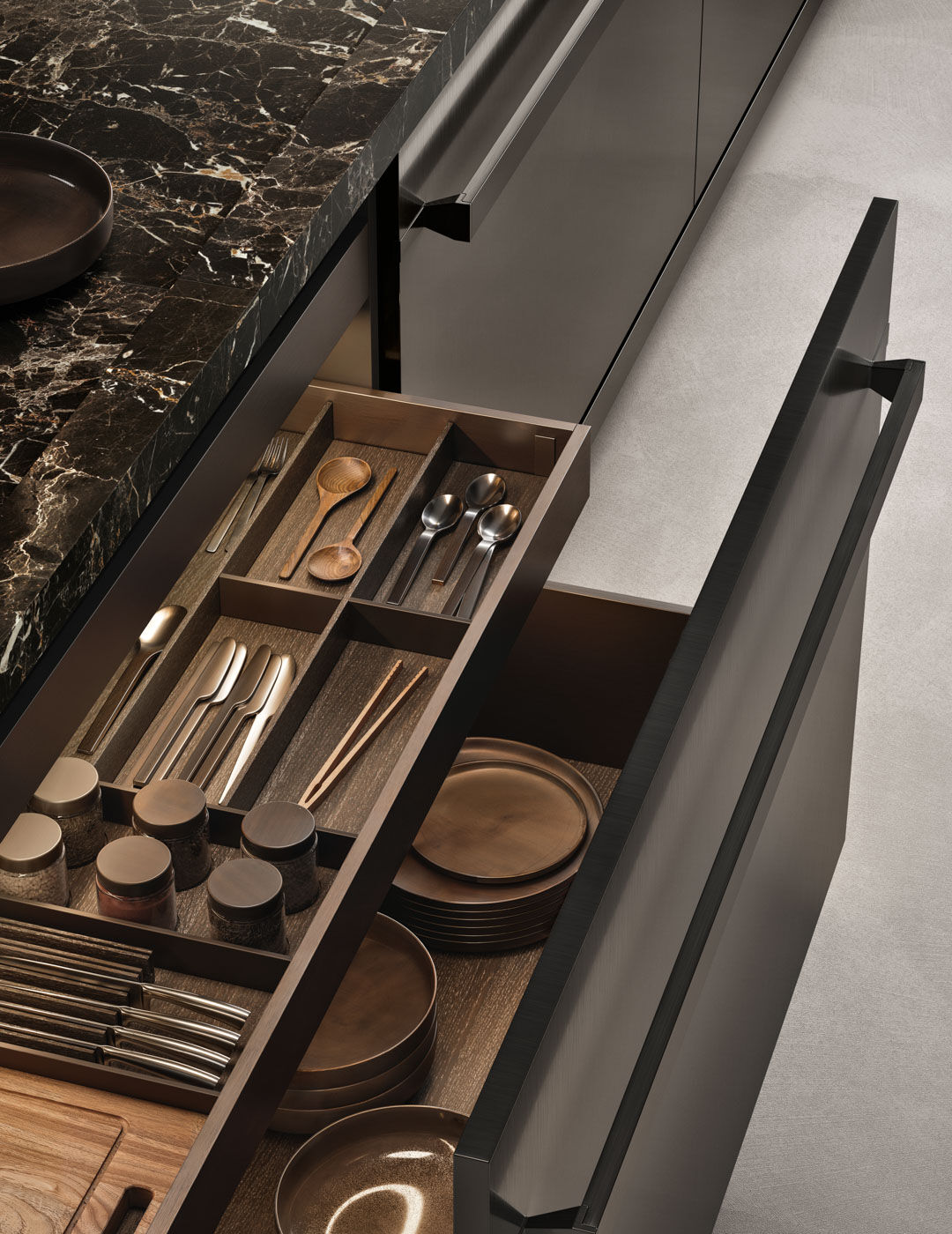 Arclinea New Proxima Kitchem - Drawers