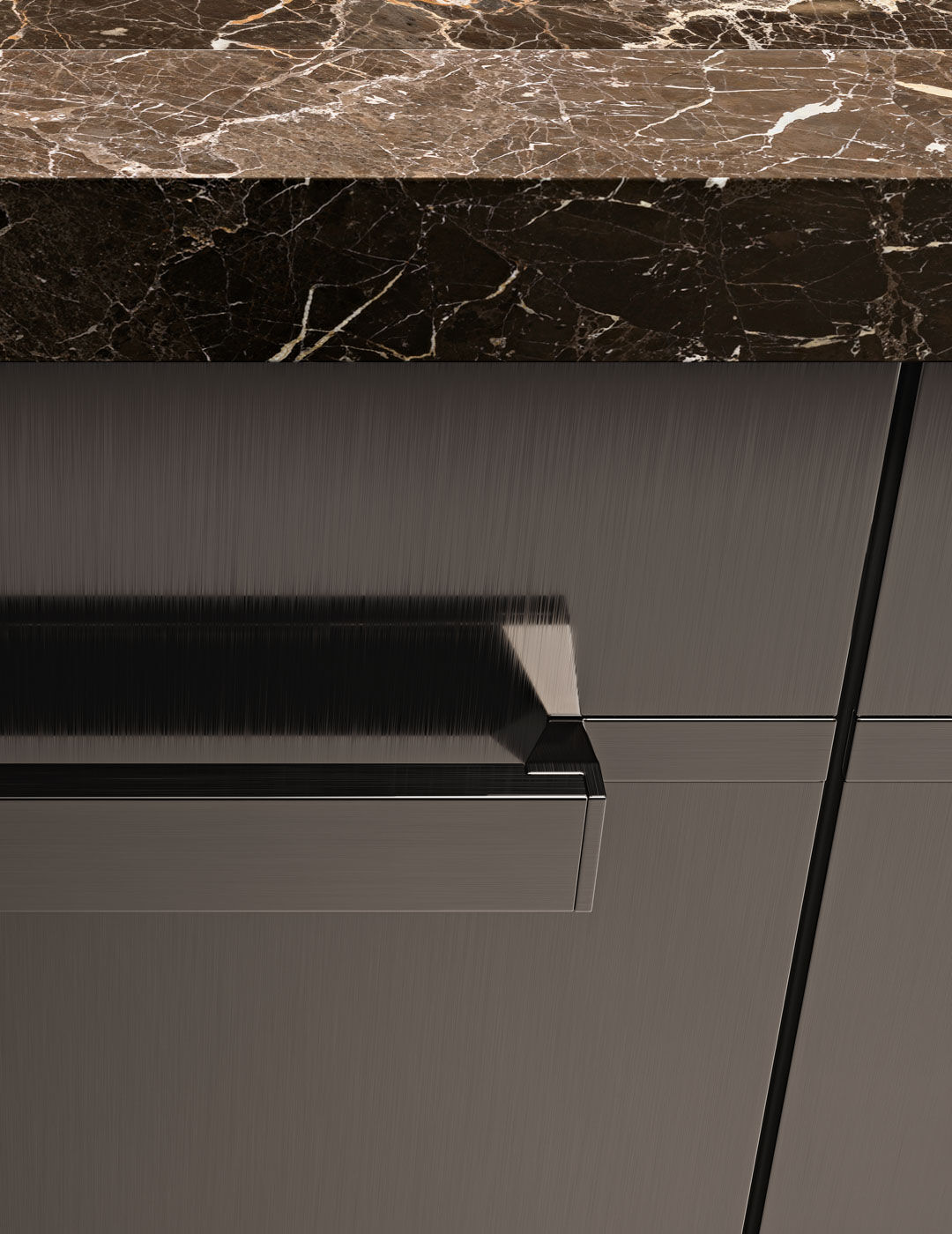 Arclinea New Proxima Kitchen - Handle Close Up