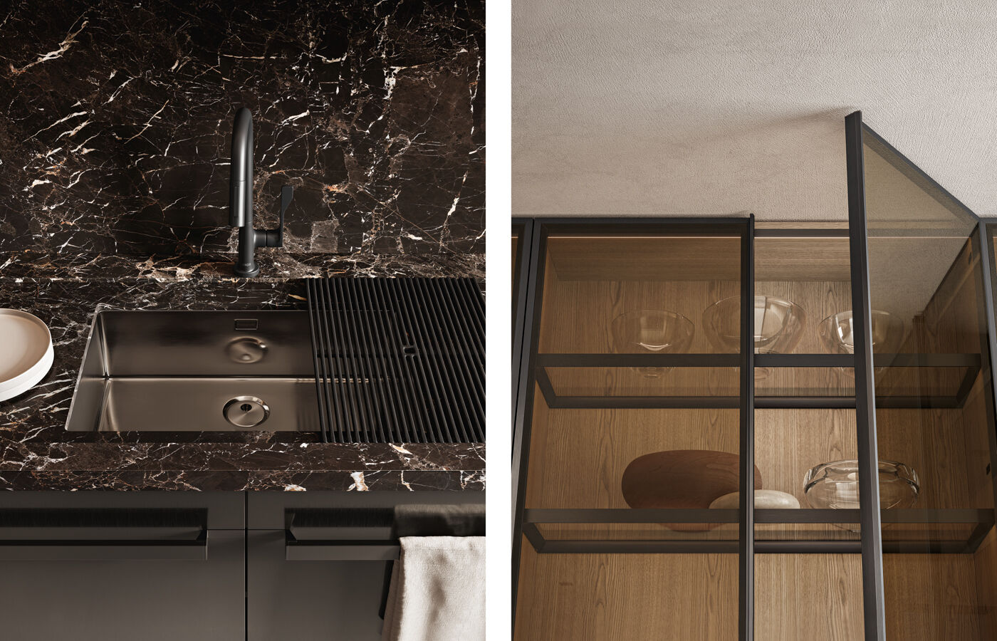 Proxima Kitchen - Sink and Cabinets Close Ups