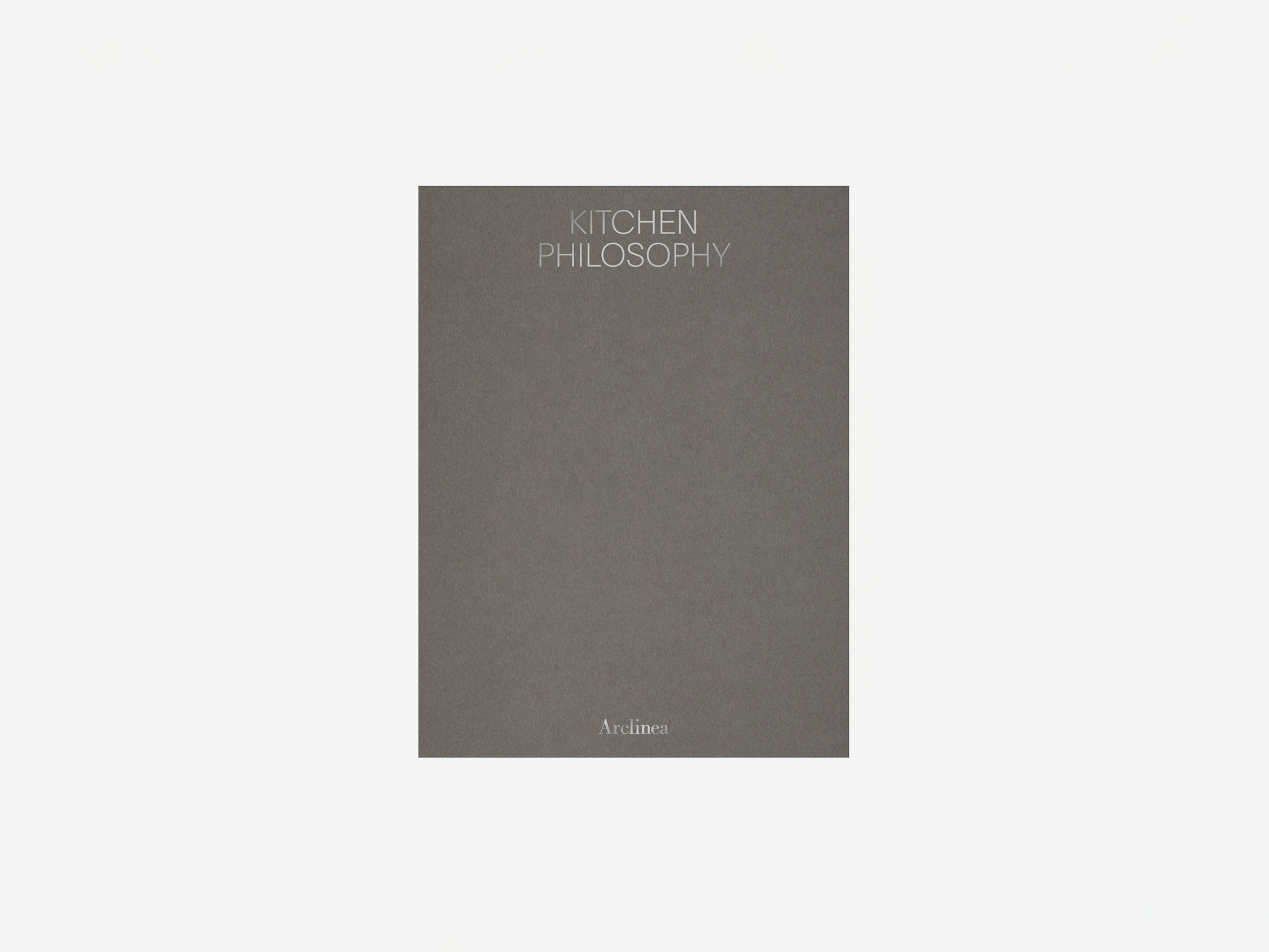 Arclinea Kitchen Philosophy #6 Catalog - Cover with BG