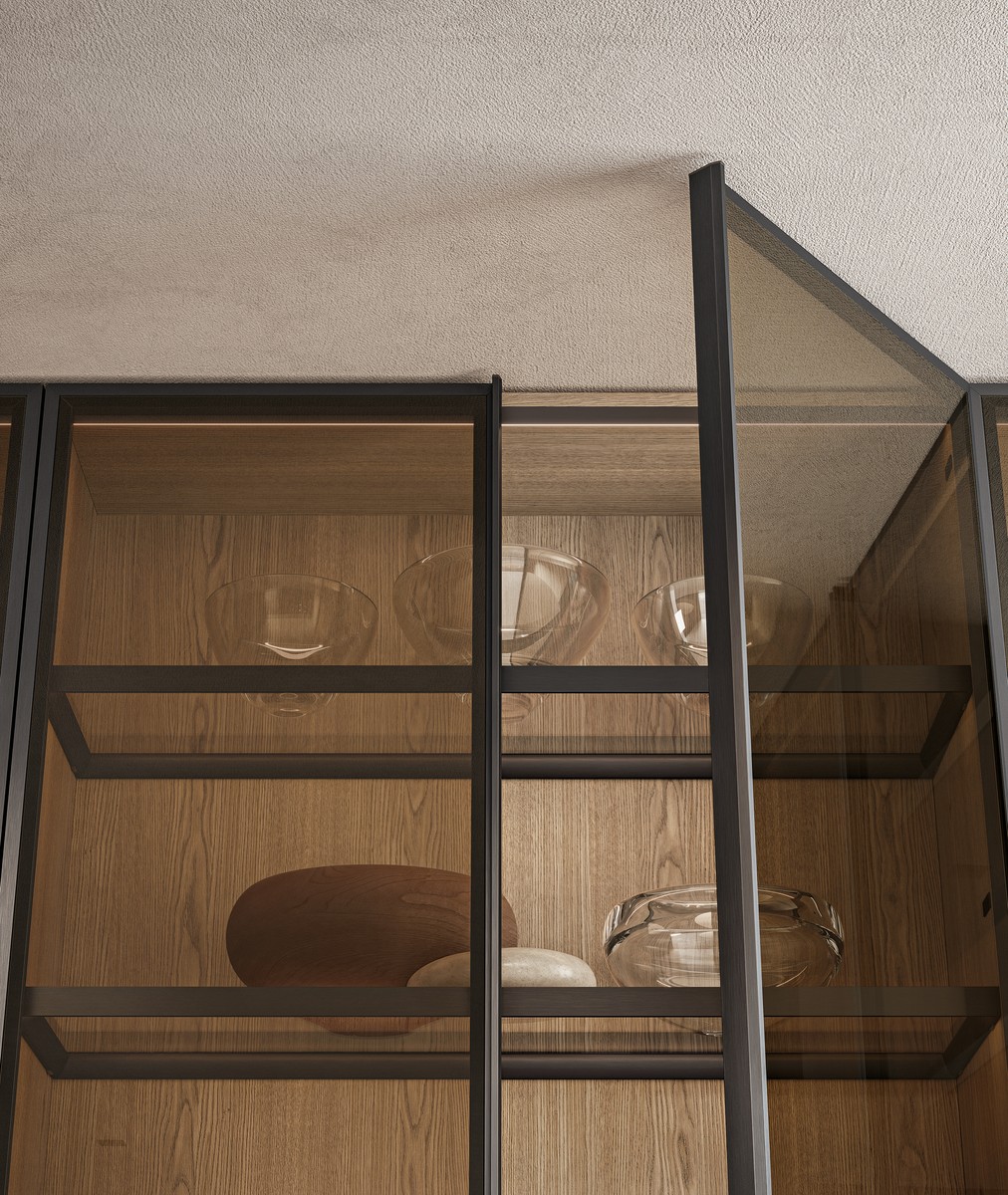 Arclinea Proxima Kitchen - Display Shelves